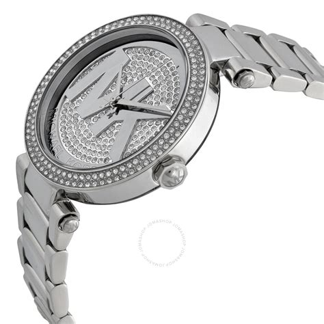 Michael Kors Ladies Silver Parker Watch MK5925